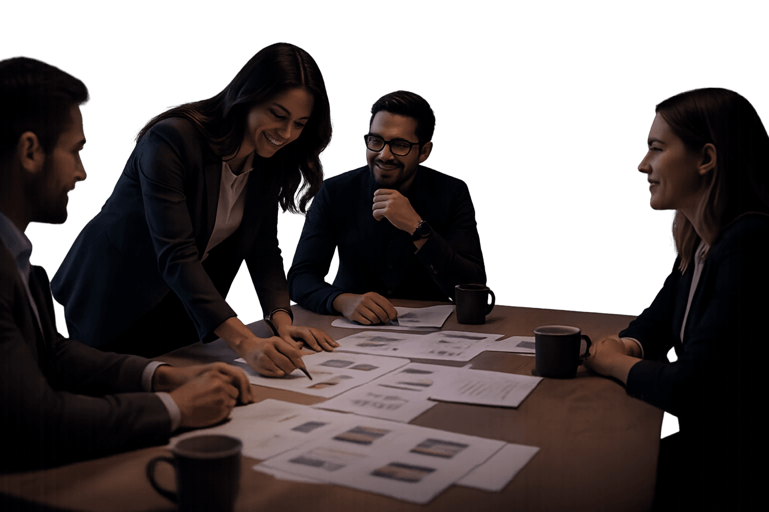 Equipo corporativo estratégico